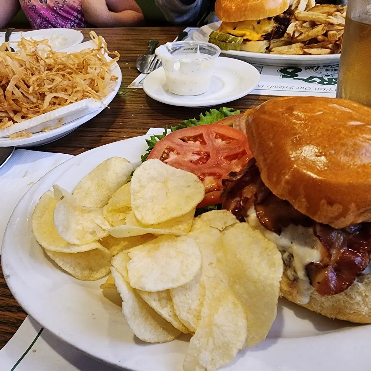 Blue Cheese and Bacon Burger
