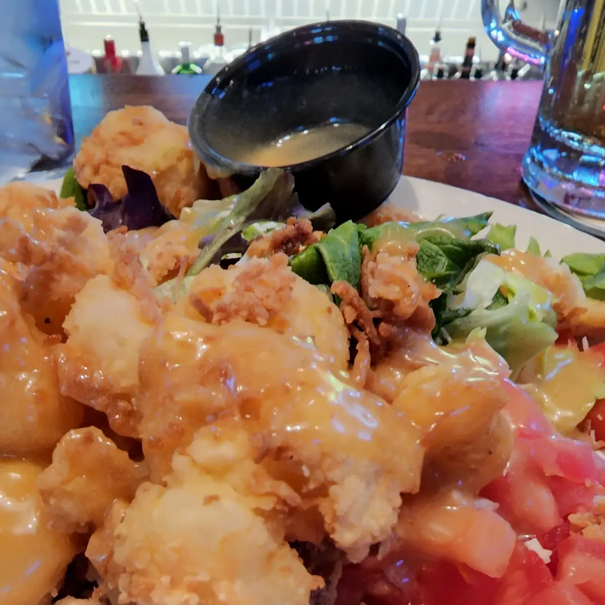 Coconut Shrimp Salad