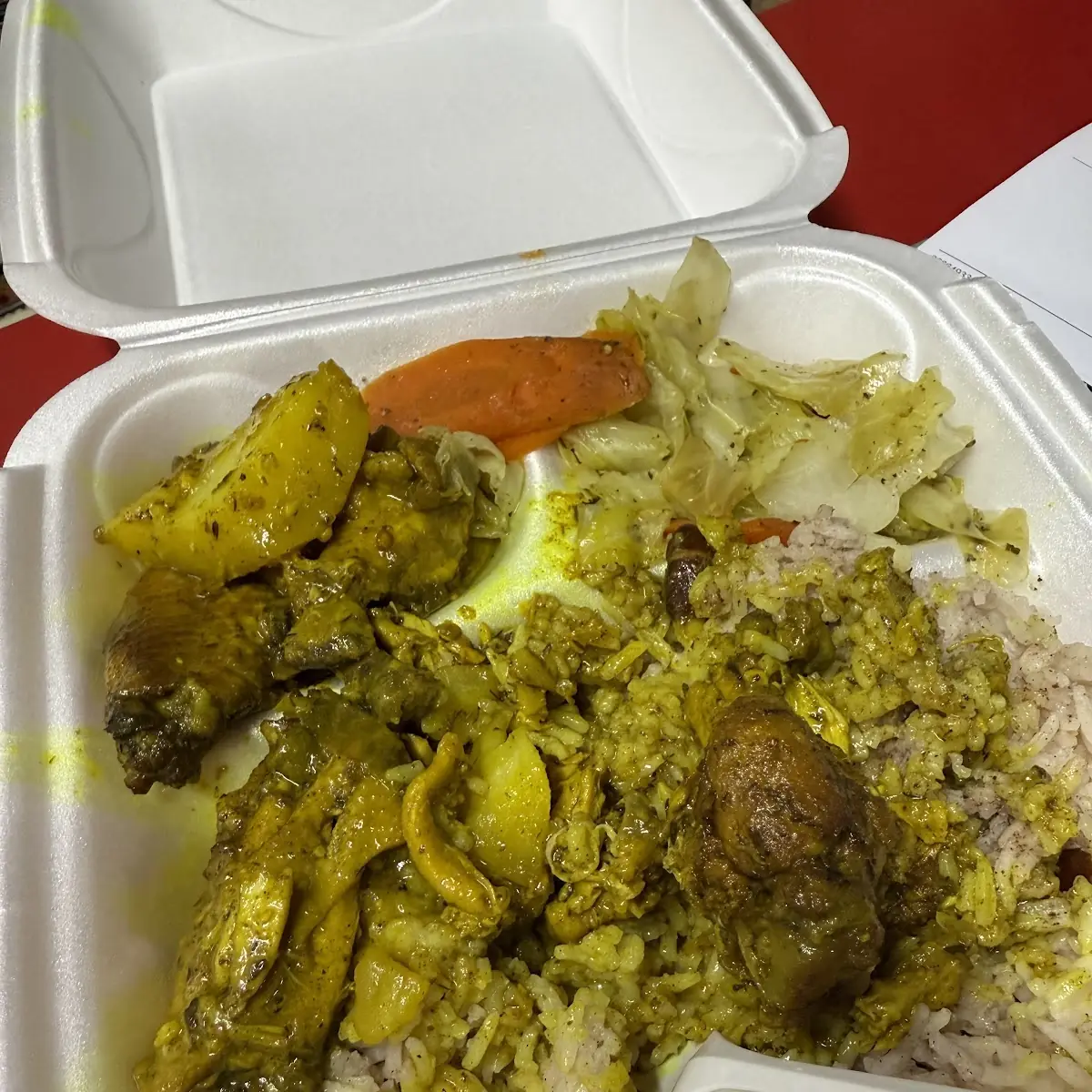 Brown stew chicken