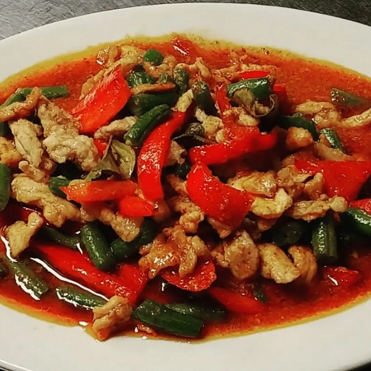 Pad Prik King Chicken