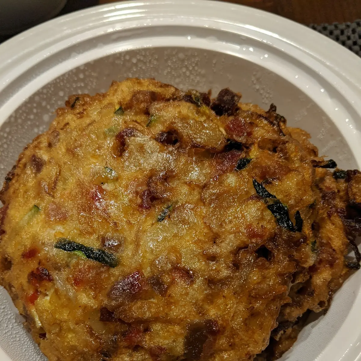 Roast Pork Egg Foo Yong
