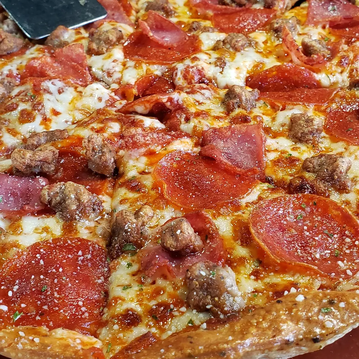 Pepperoni Sausage Thin Crust Pizza