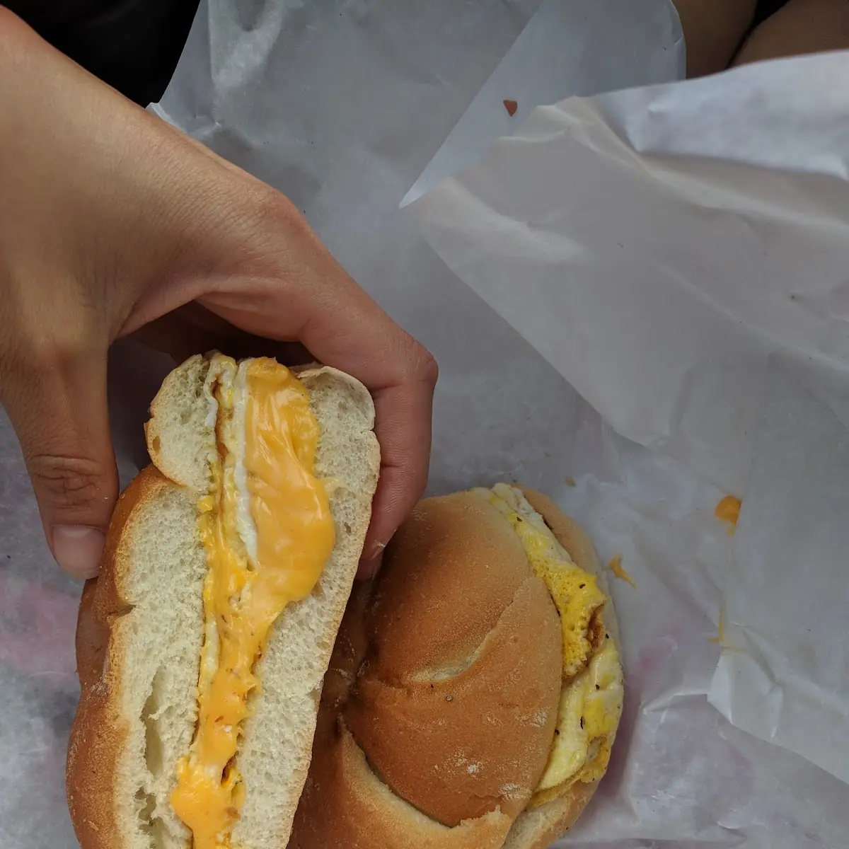 Egg and Cheese Breakfast Sandwich