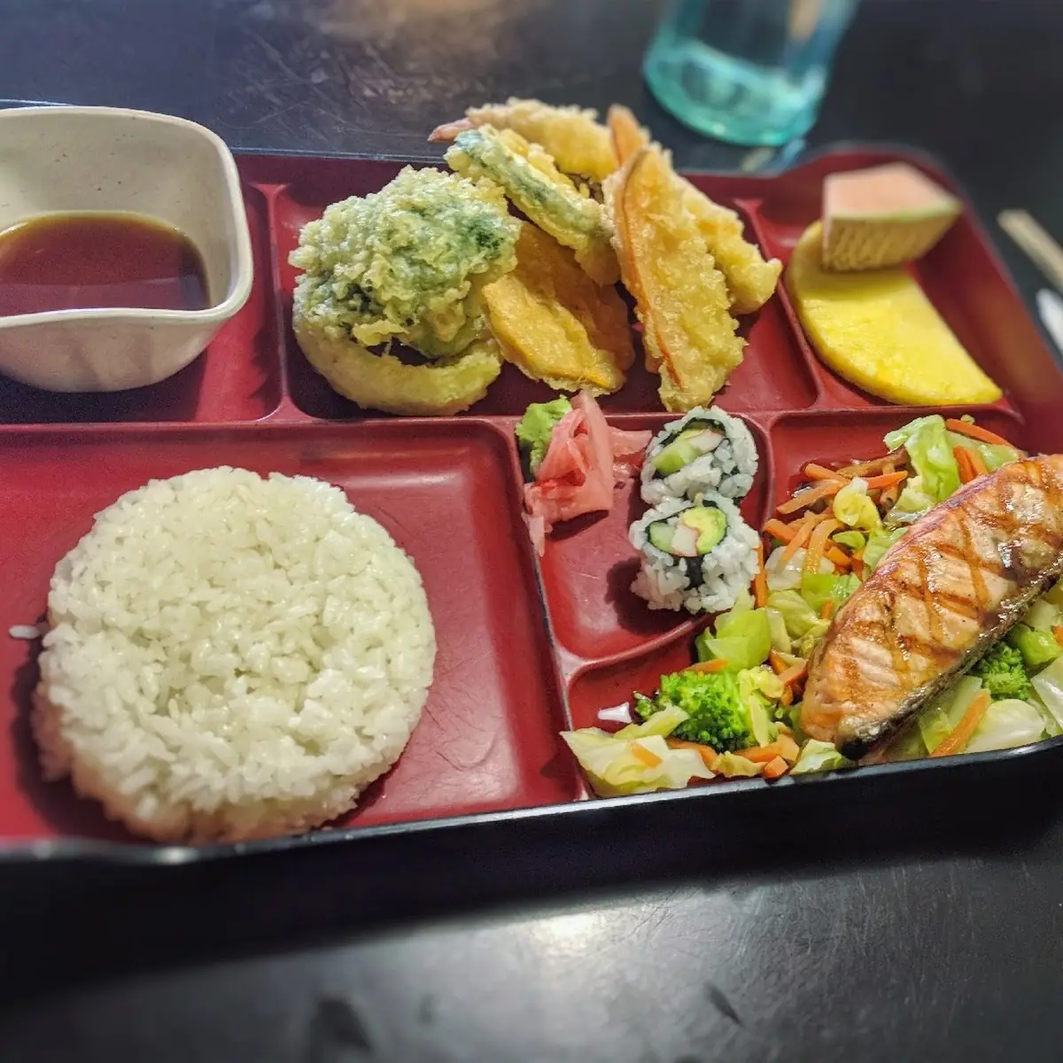 Salmon Bento Lunch Box