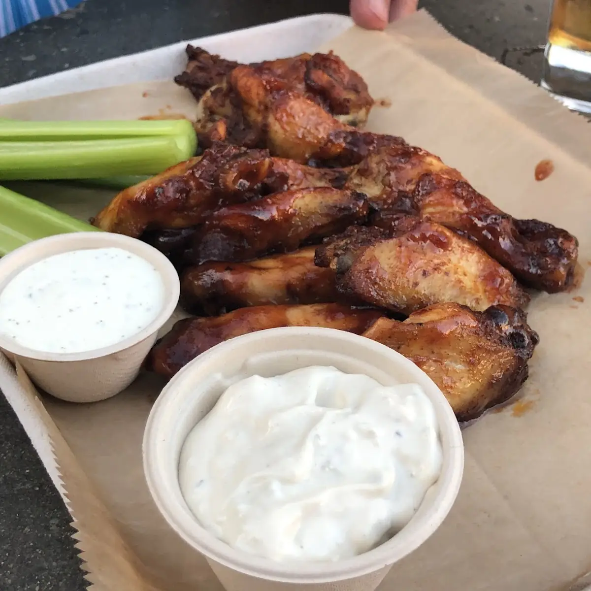 Bourbon Barrel-Smoked Chicken Wings