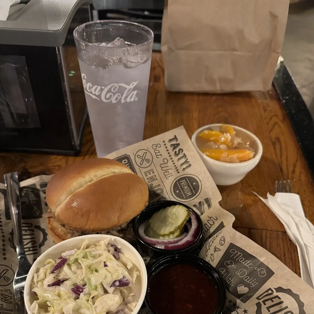 Pulled Pork Sandwich with Coleslaw
