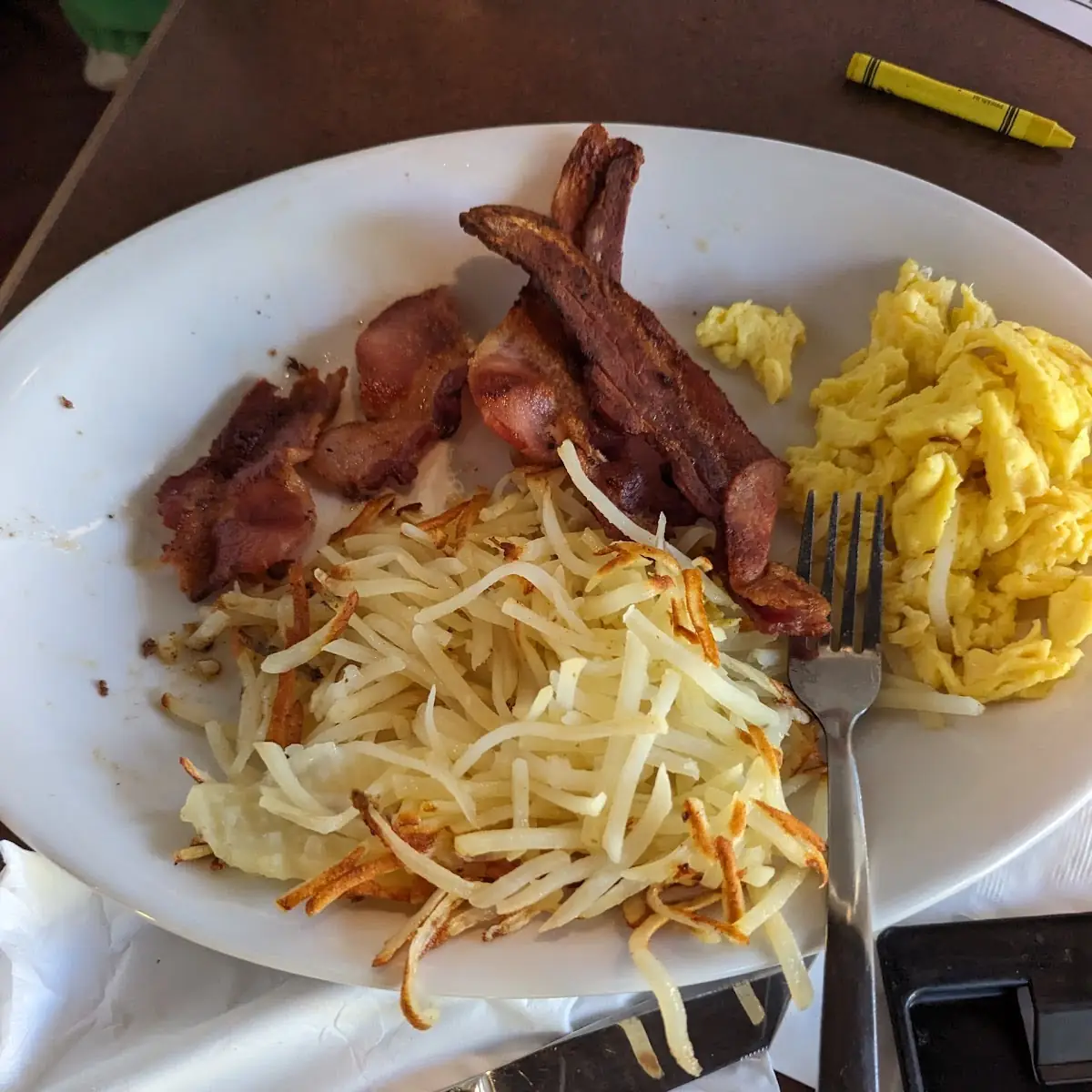 Breakfast with Uncooked Hash Browns