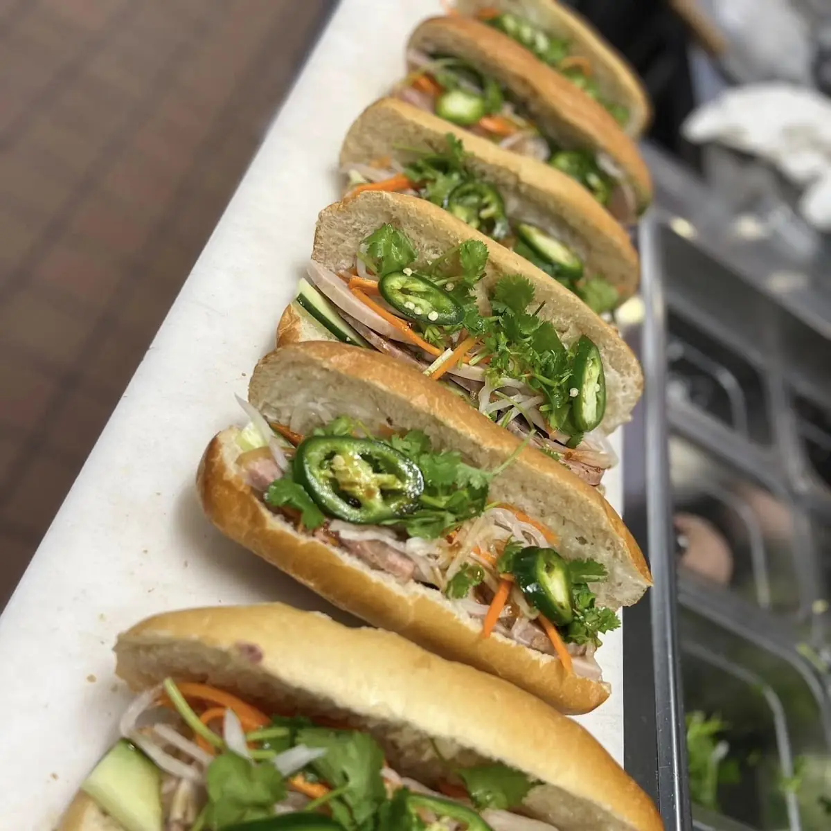 VN Ham Special Grilled Pork Shredded Chicken Sub