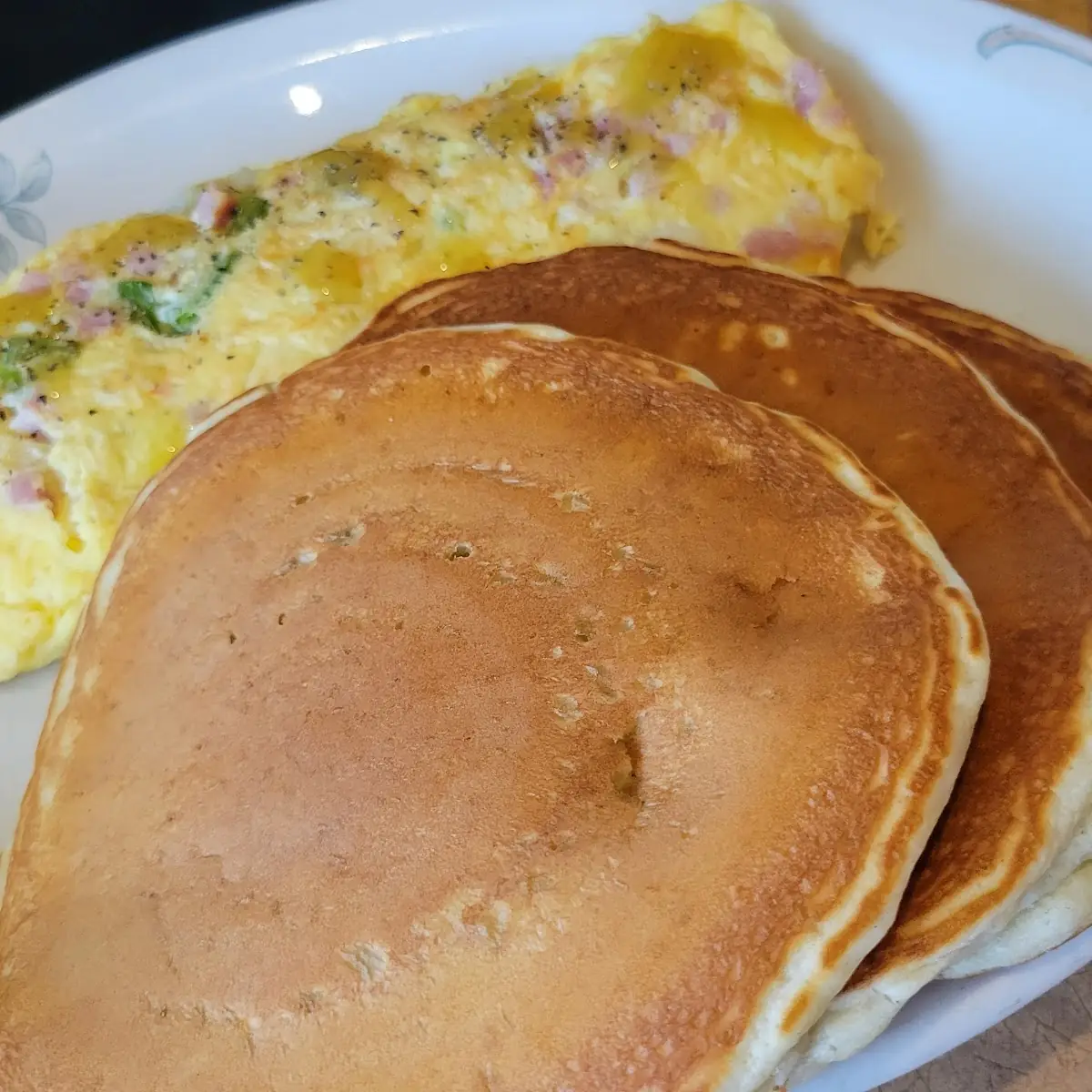 Western Omelette and Hash Browns