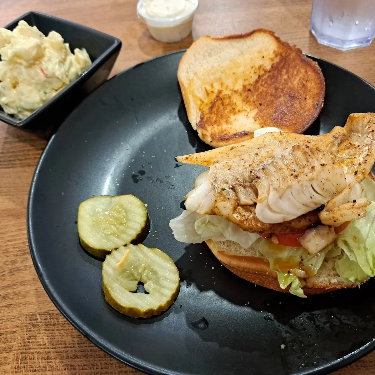 Blacken Cod Sandwich