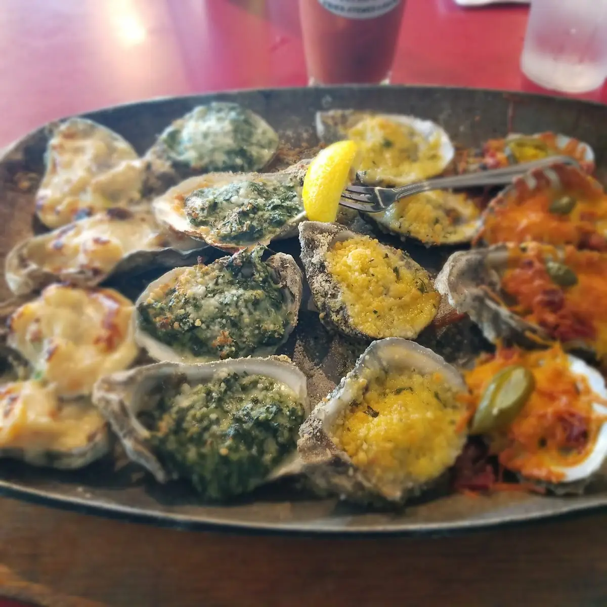 Chargrilled Oyster Sampler Platter