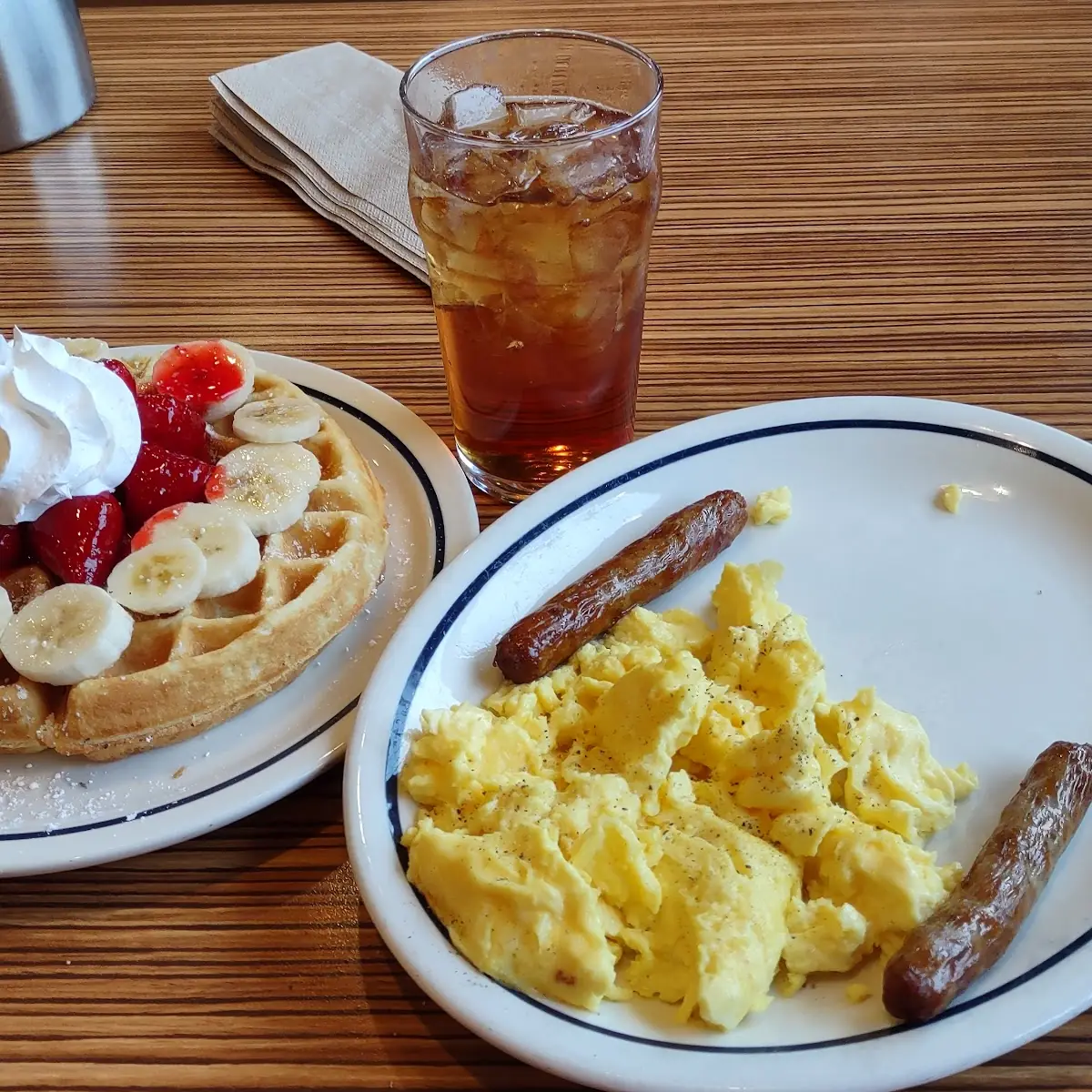 Strawberry Banana Waffle