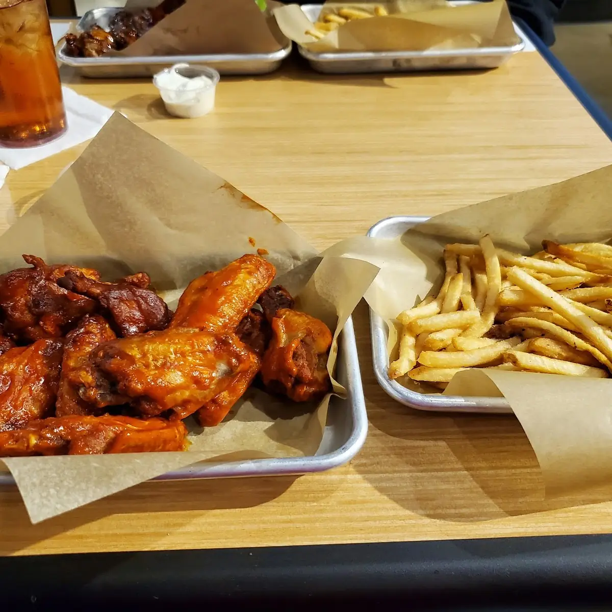 Buffalo Wings and Fries