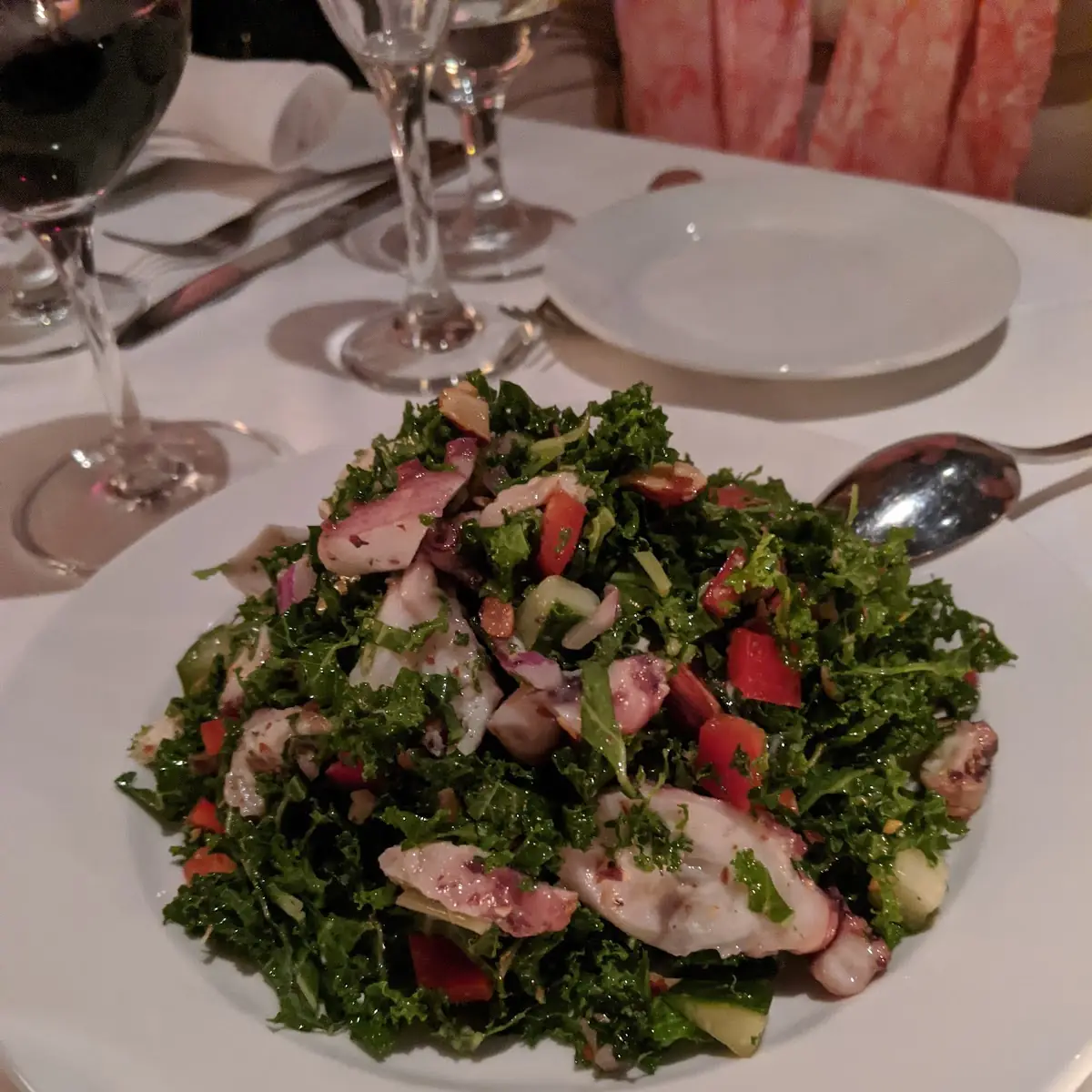 Kale and Octopus Salad