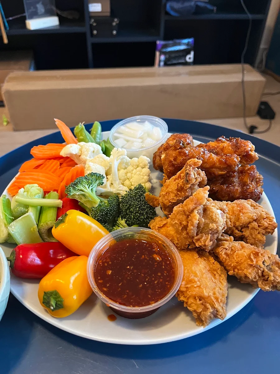 Golden Fried Chicken Wings