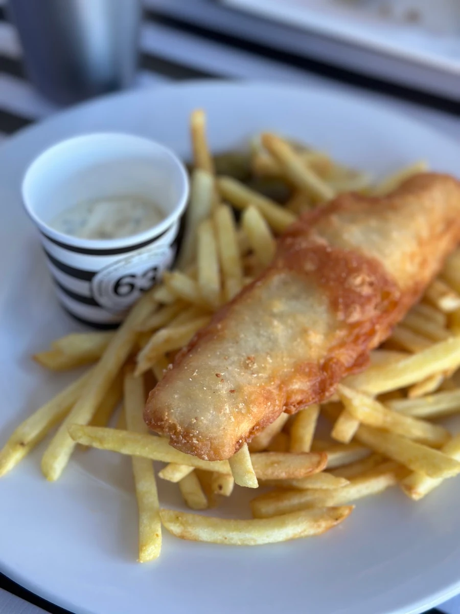 Fish and Chips, Cafe 63 Underwood