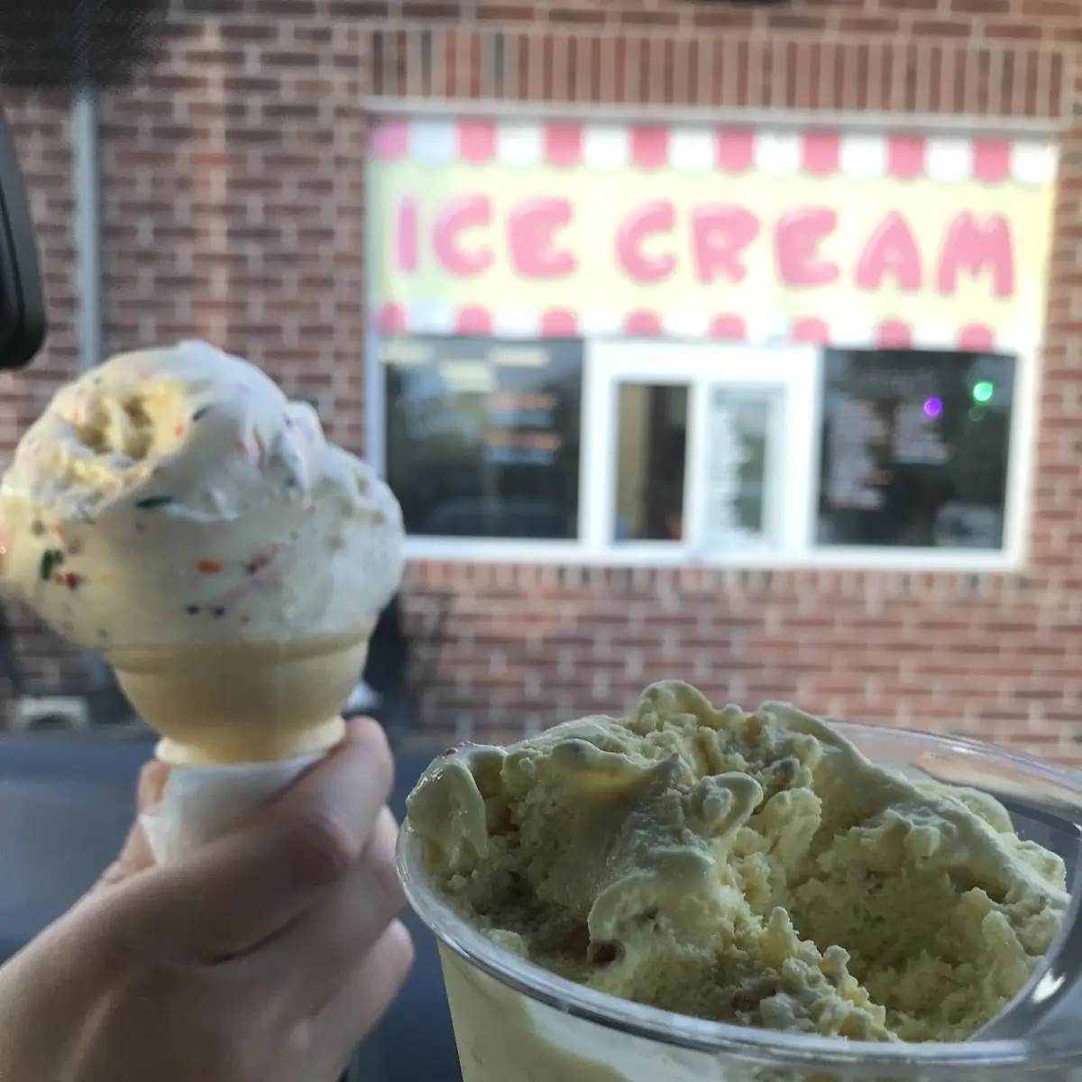 Birthday Cake & Lemon Cookie Ice Cream