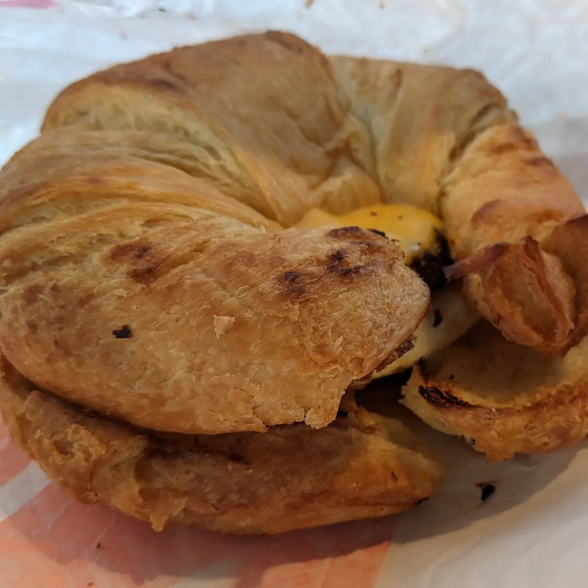 Sausage Egg and Cheese Croissant