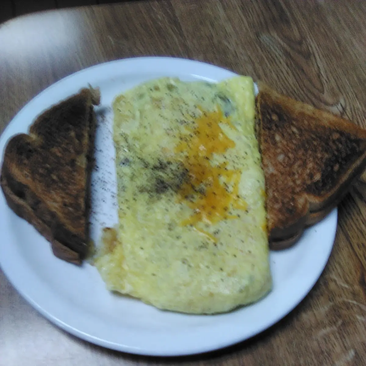 Ham and Cheese Omelette Special with Dirnk