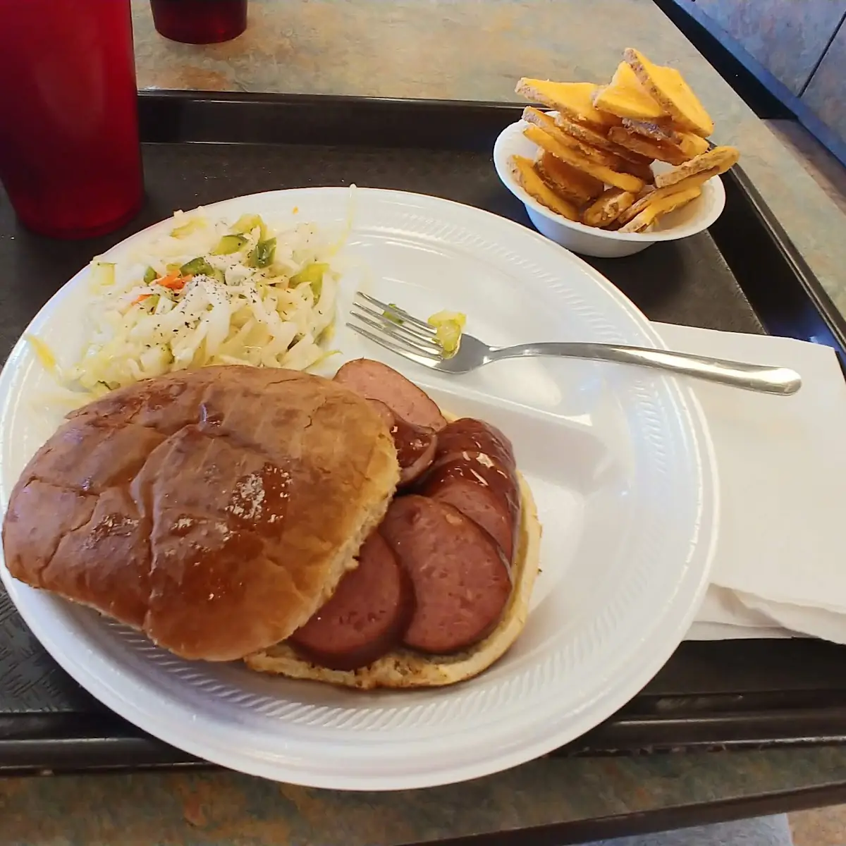 Smoked Sausage Sandwich
