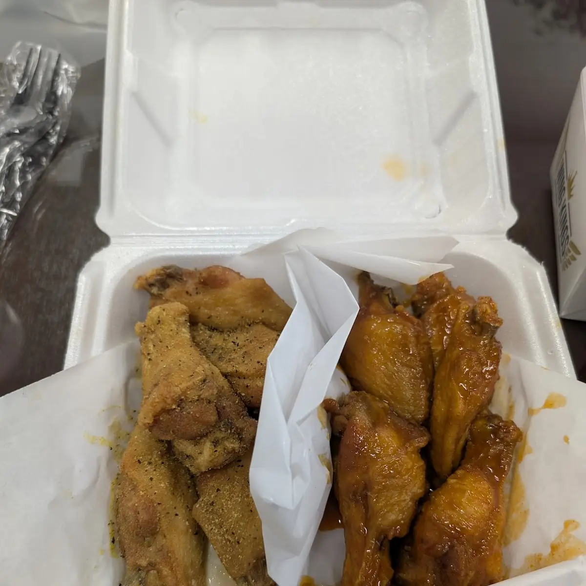 Lemon Pepper & Honey Hot Wings