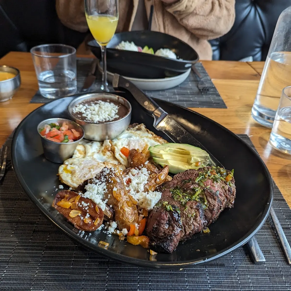 Carne Asada and Eggs