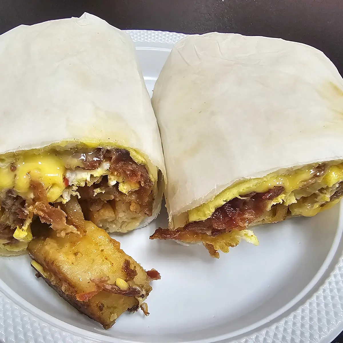 Breakfast Burrito Sandwich
