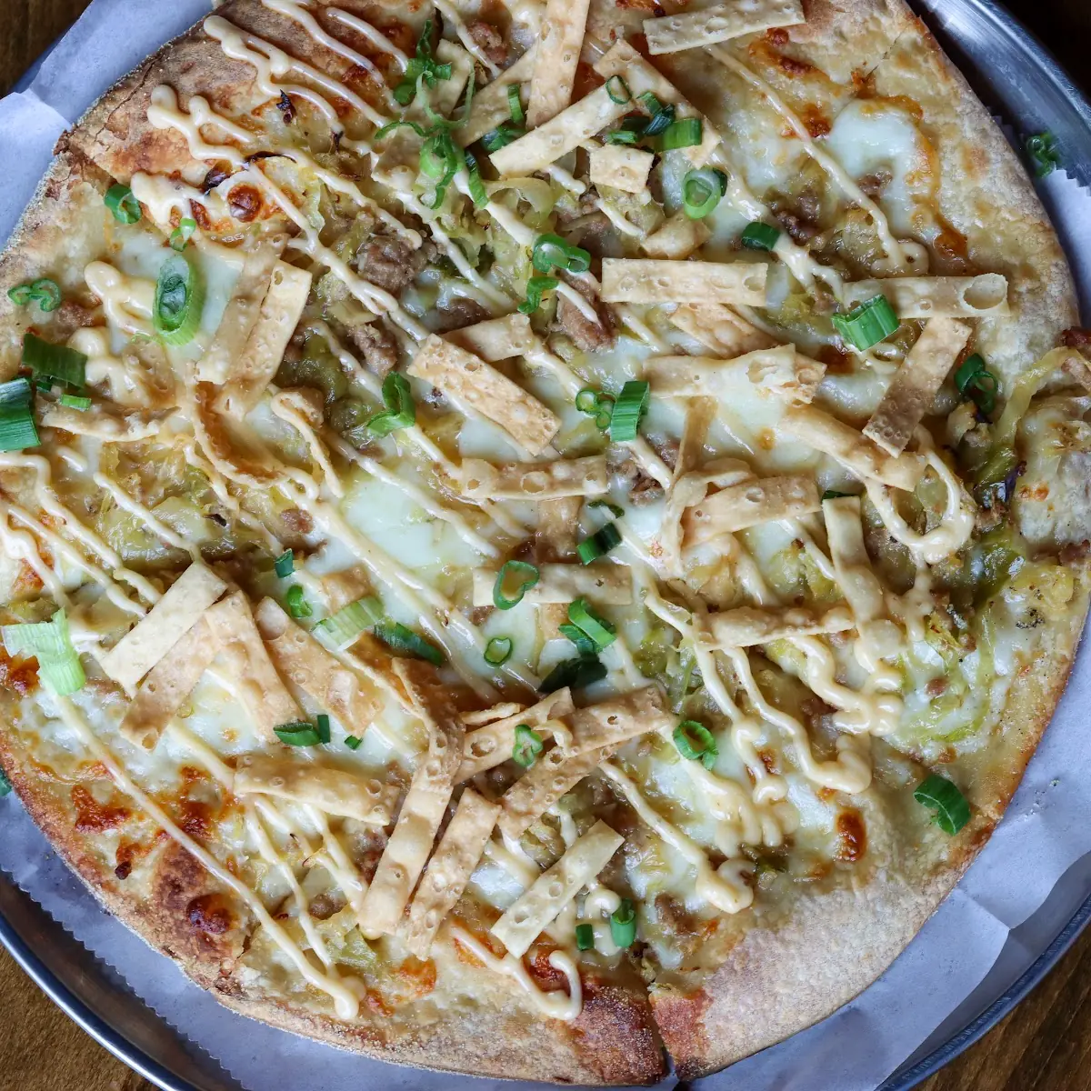 Chicken Alfredo Pizza