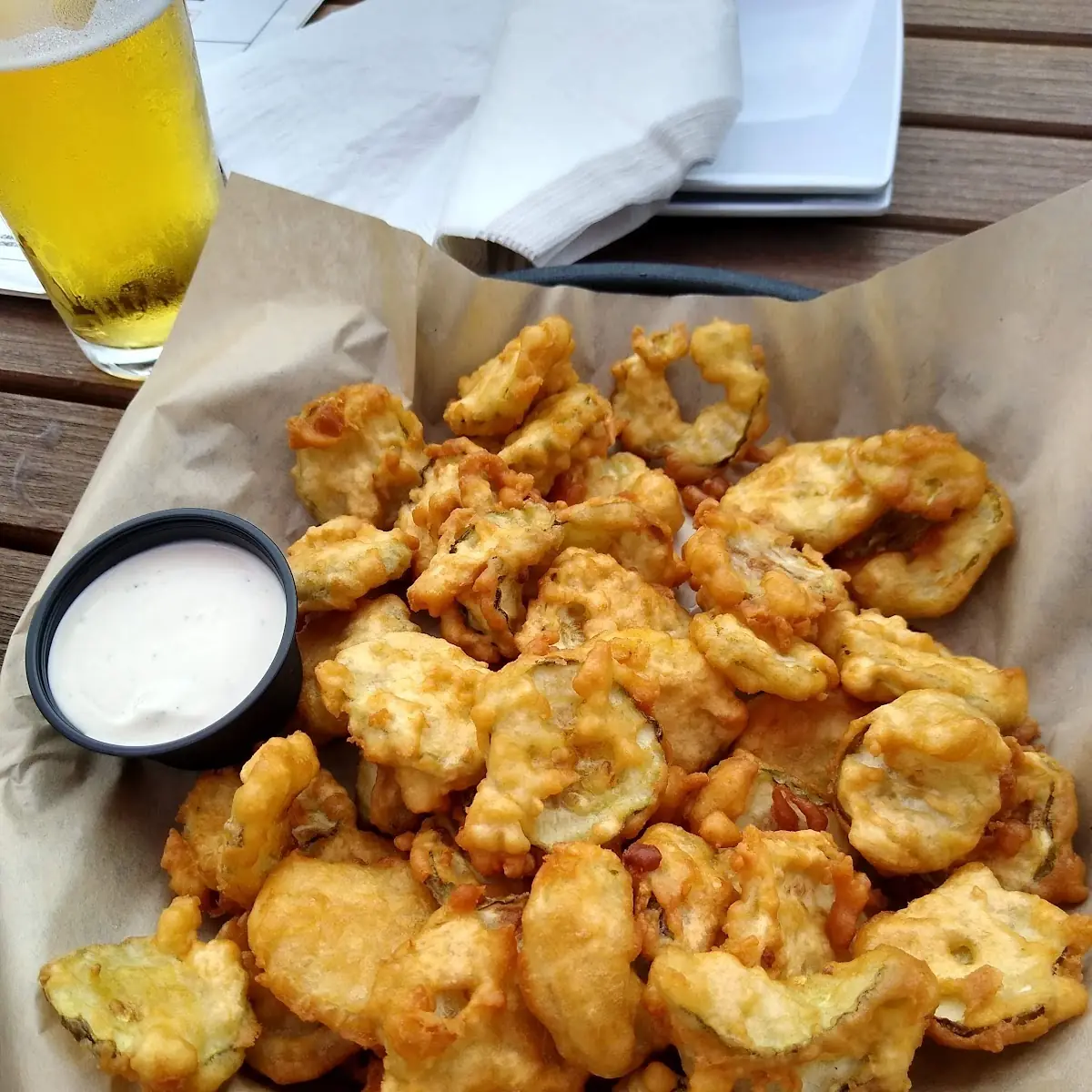 Fried Dill Pickle Chips