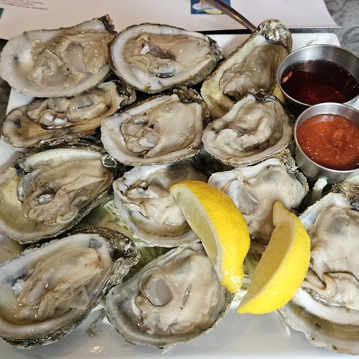 Blue Point Oysters on the Half Shell