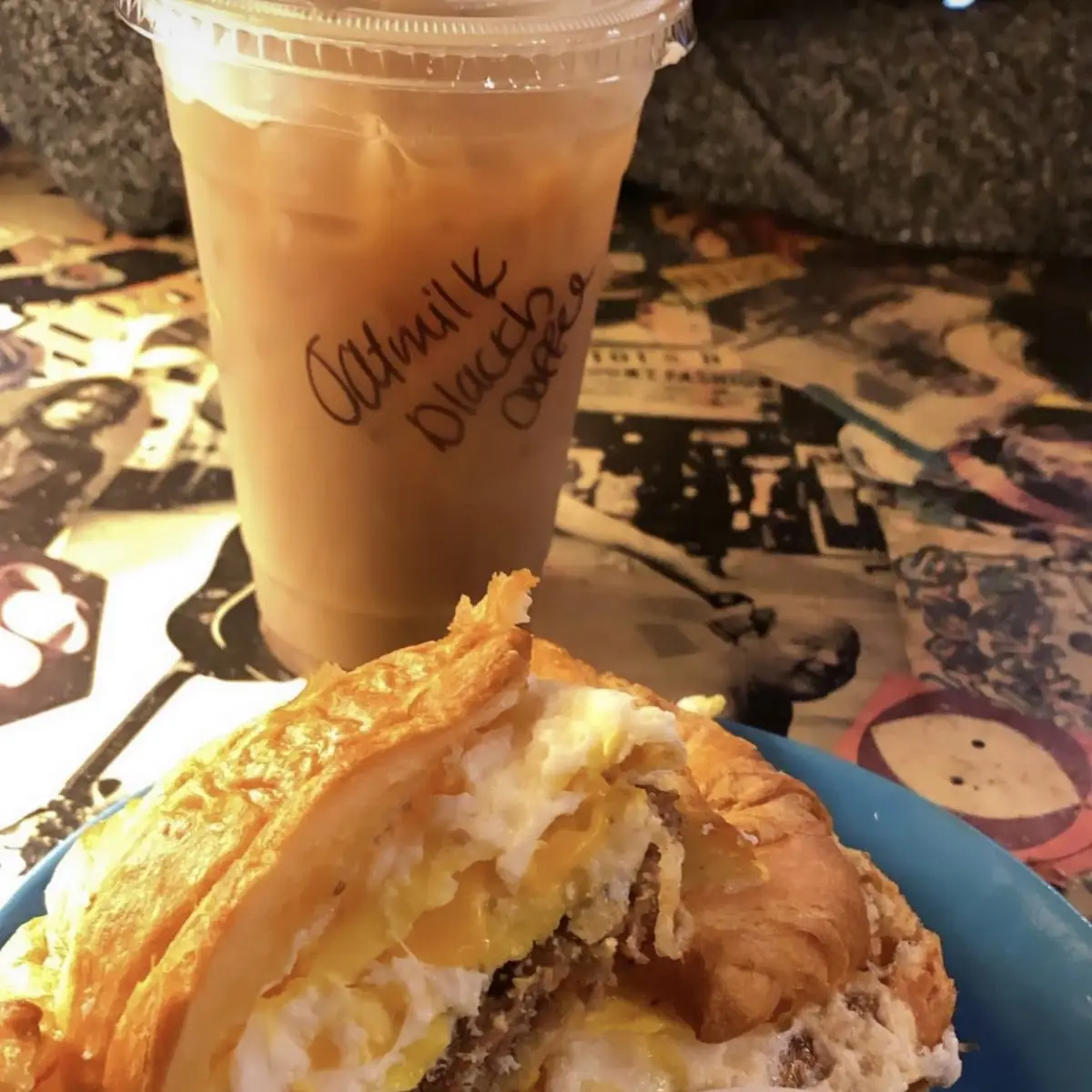 Sausage Egg and Cheese Croissant
