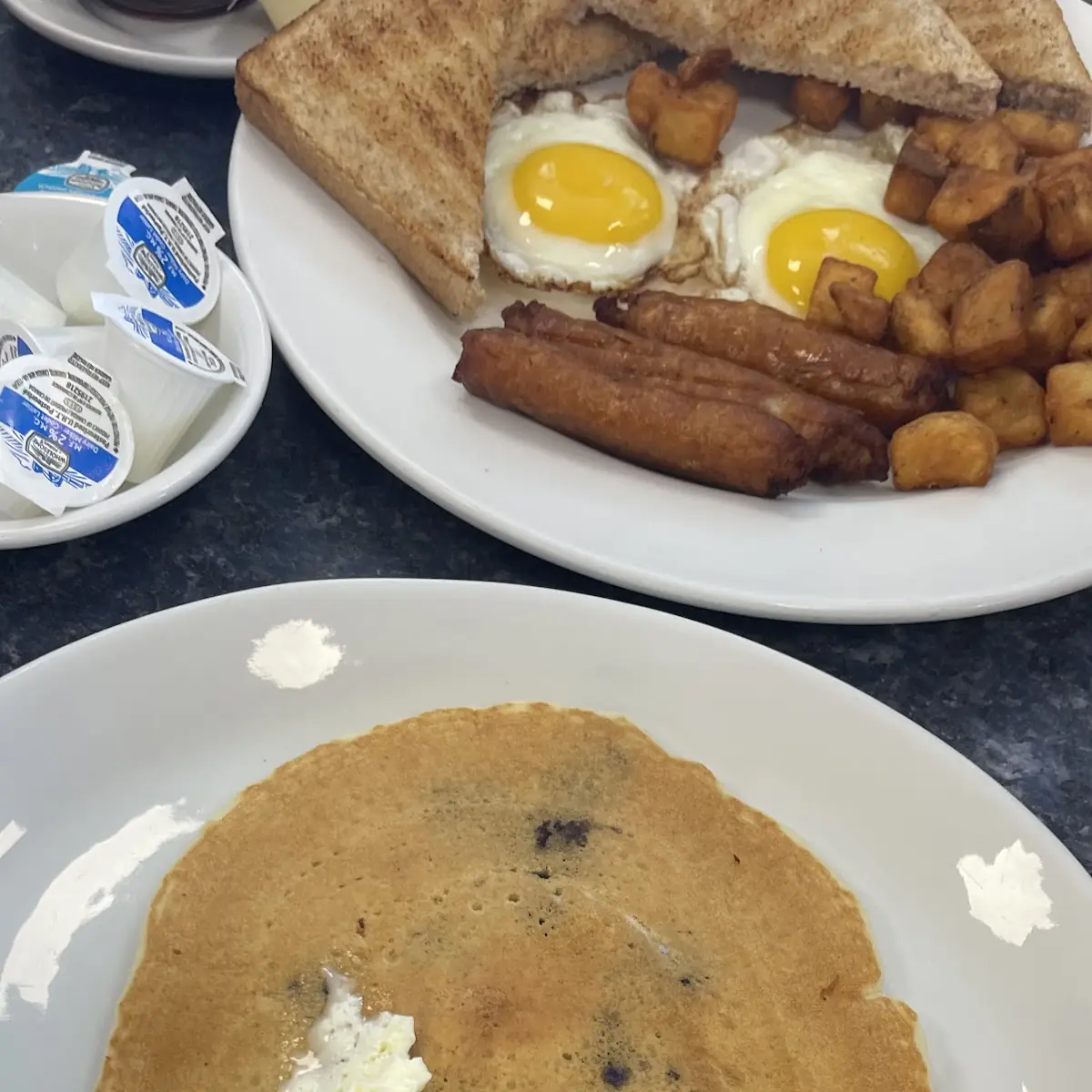 Blueberry or Chocolate Chip Pancakes, Clifton Hill Family Restaurant