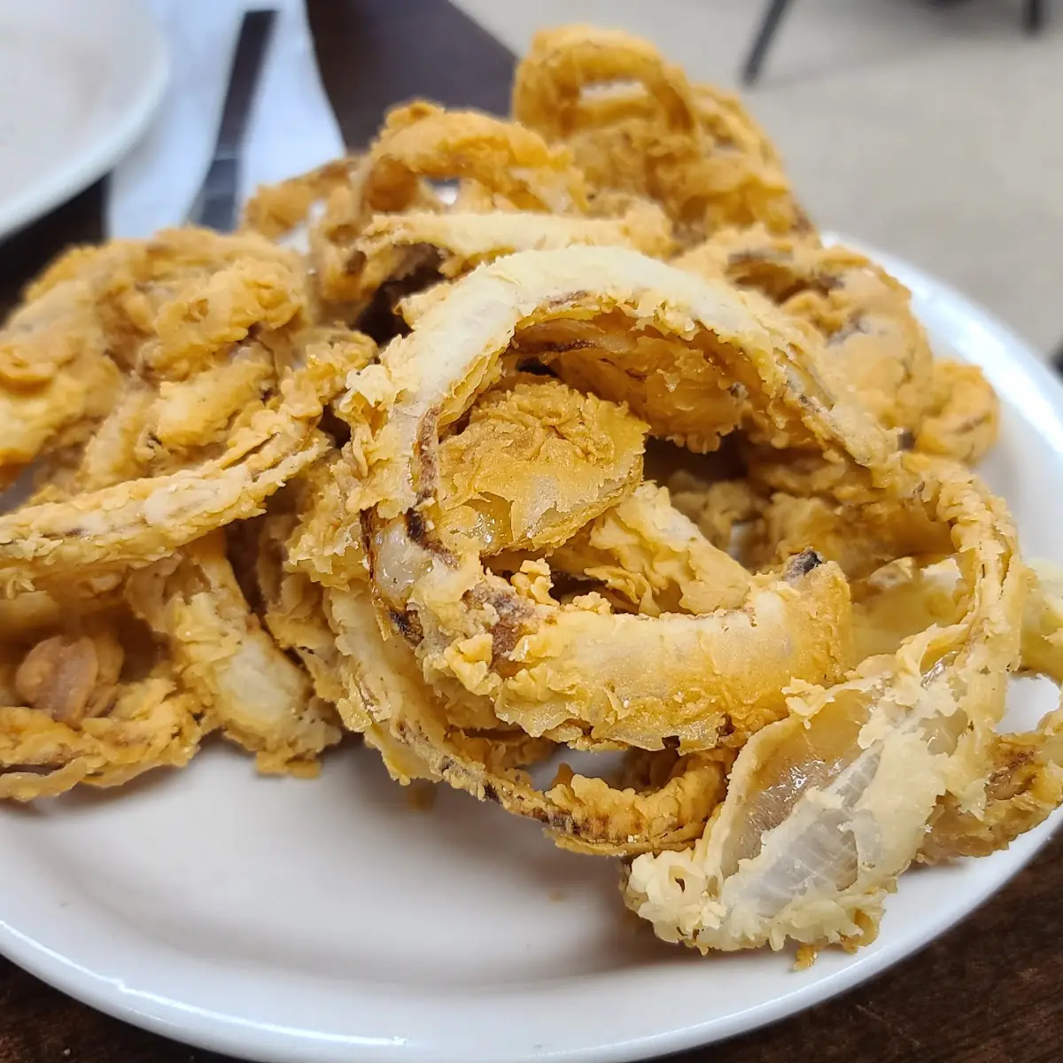 With Onion Rings