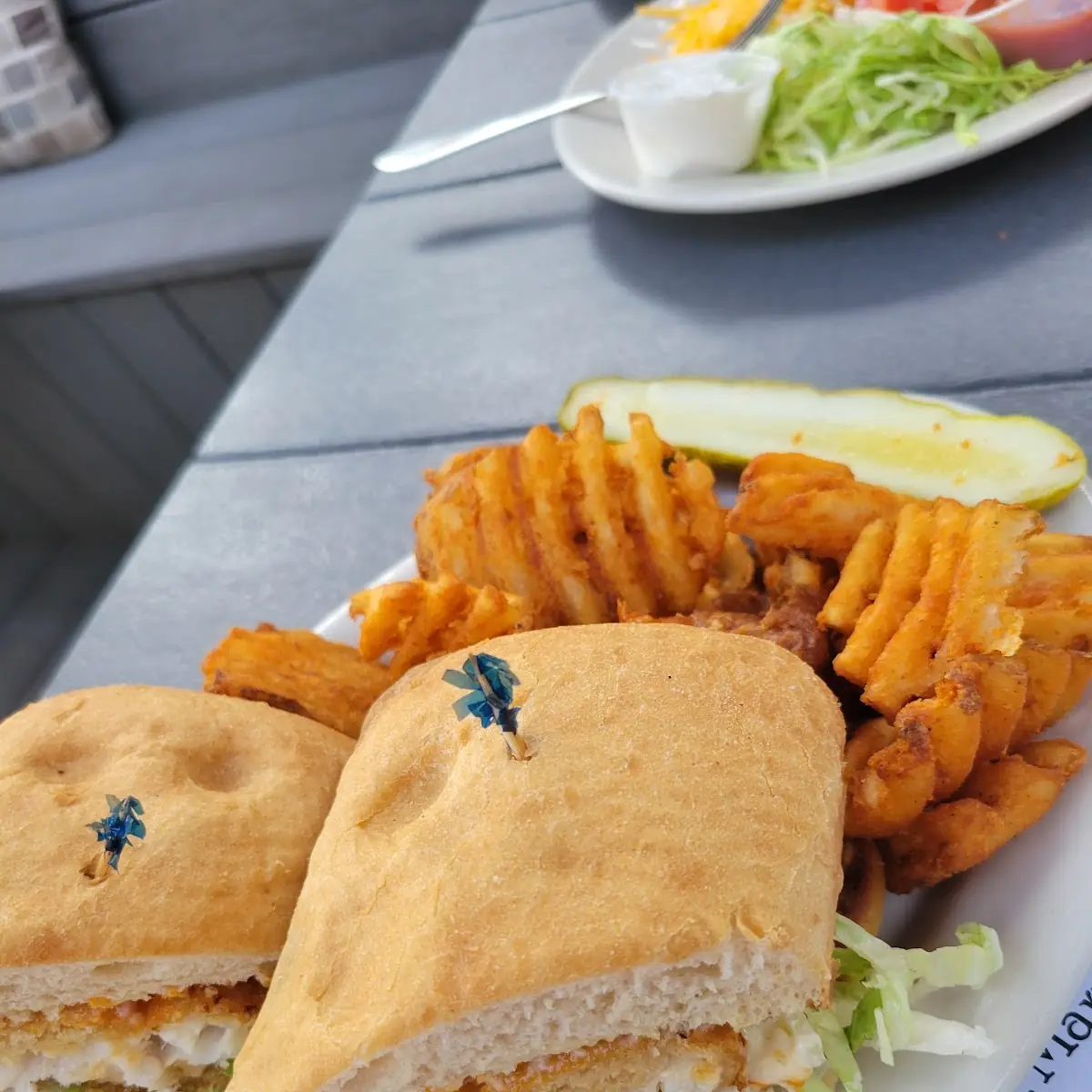 Black & Tan Fish Sandwich