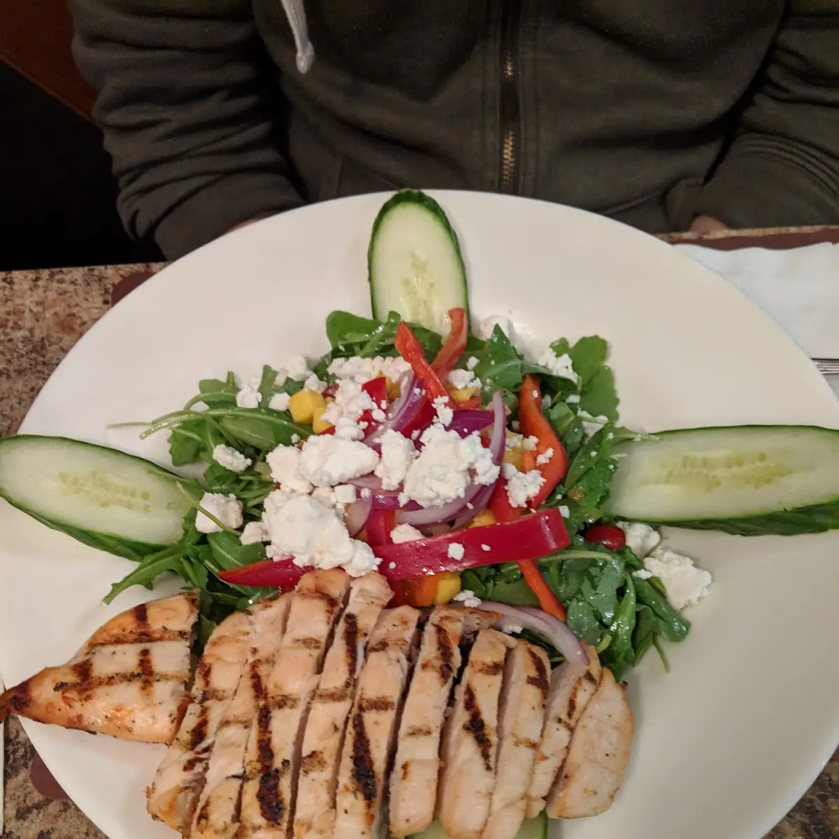 Mango Salad with Grilled Chicken