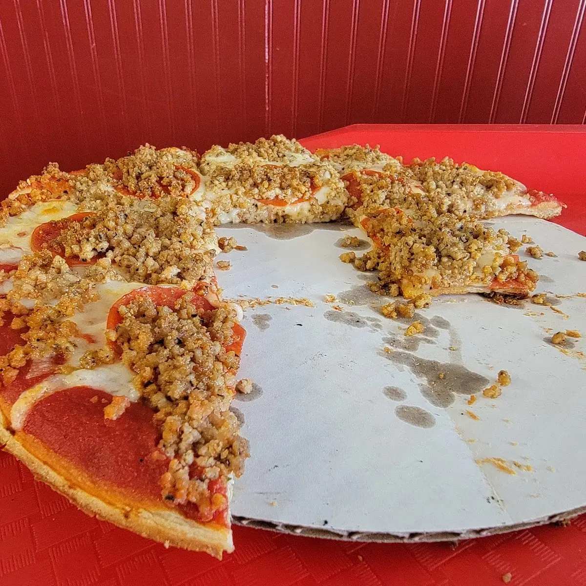 Sausage and Pepperoni Pizza