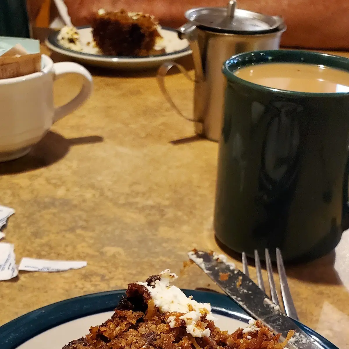 Carrot Cake Half a Piece I Split with My Husband