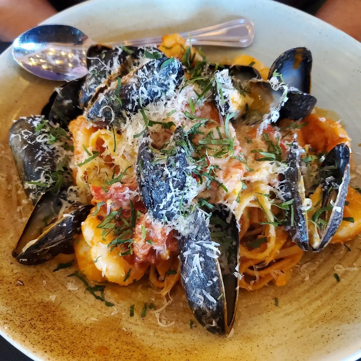 Seafood Pasta in Tomato Sauce