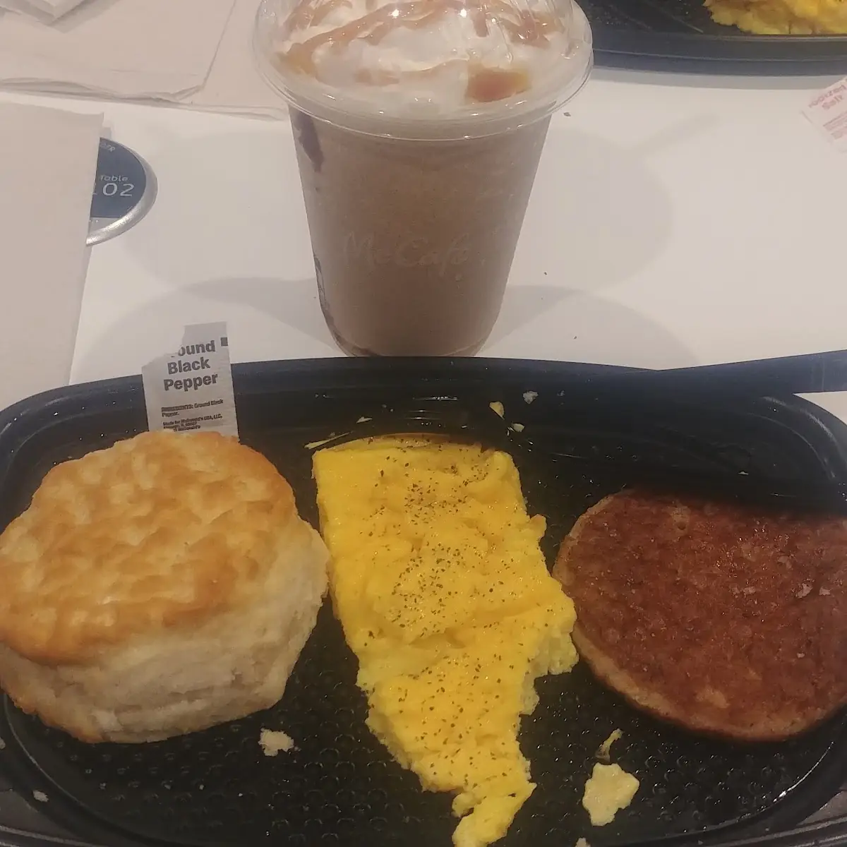 Big Breakfast with Caramel Frappe