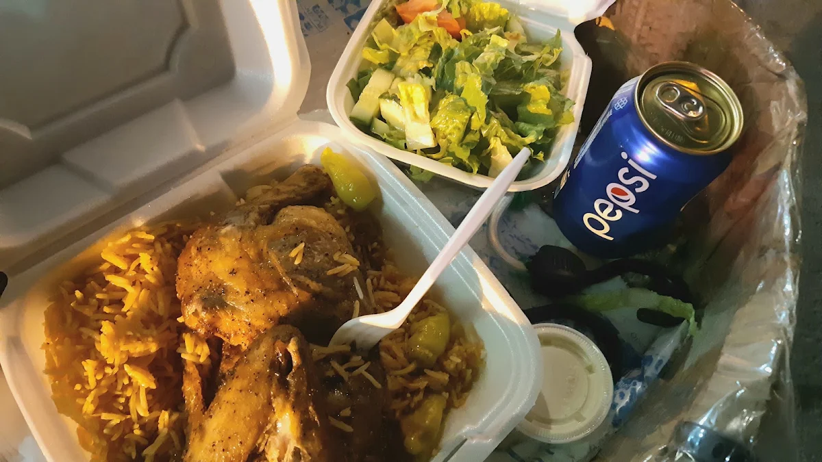 1 2 Chicken Rice Salad Pepsi