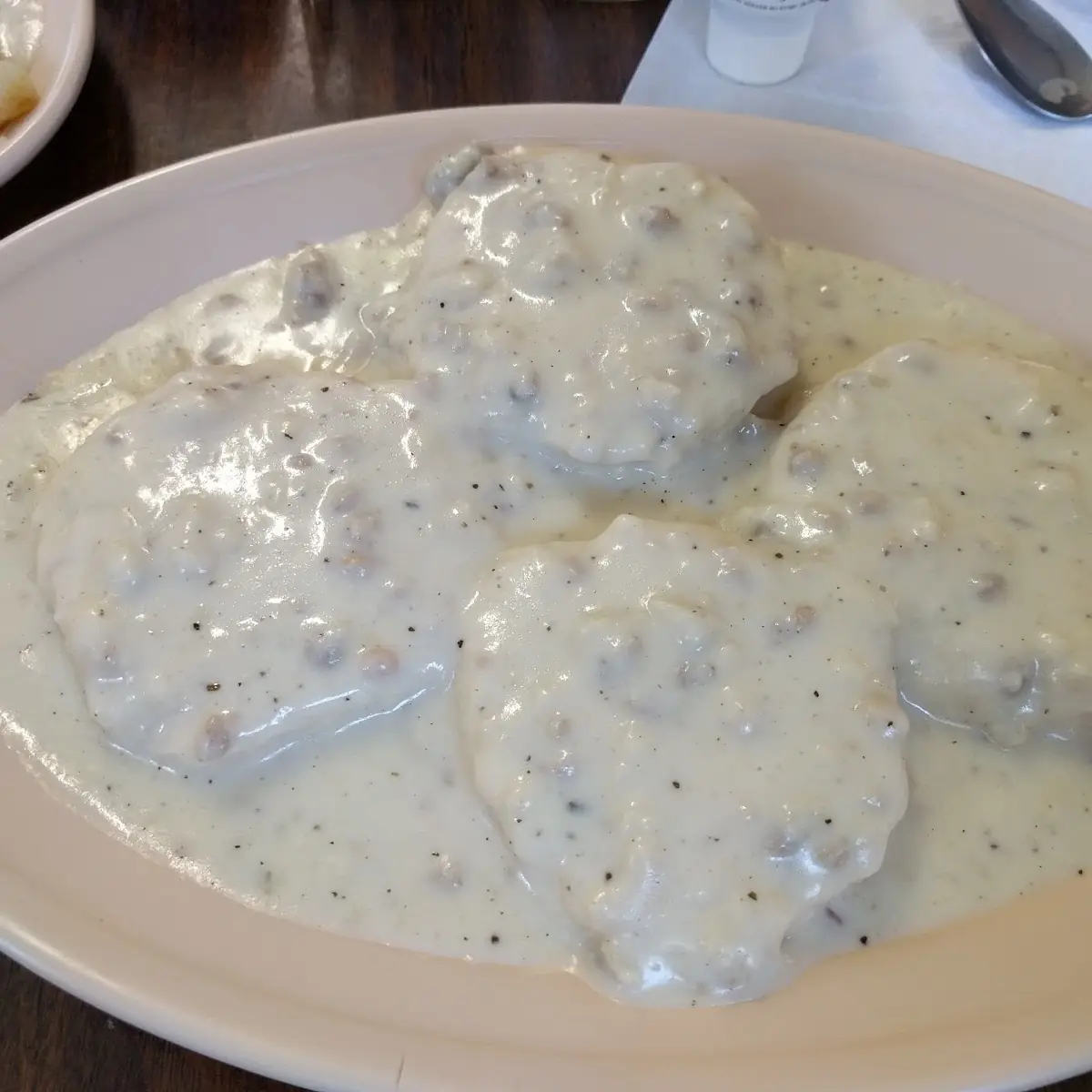 Sausage Gravy and Biscuits