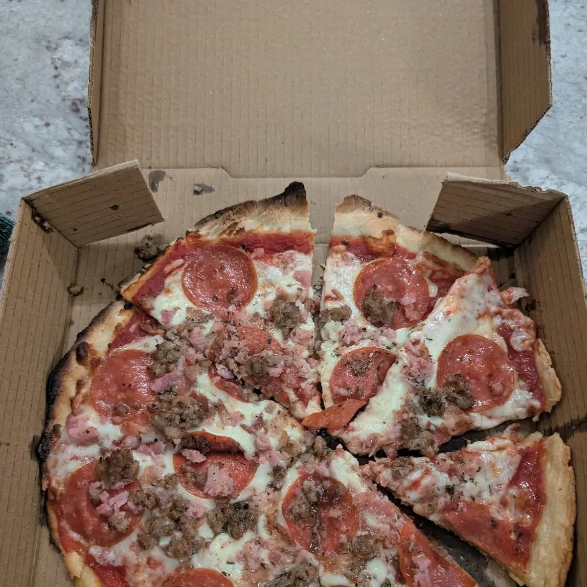 1 Meat Lovers Pizza