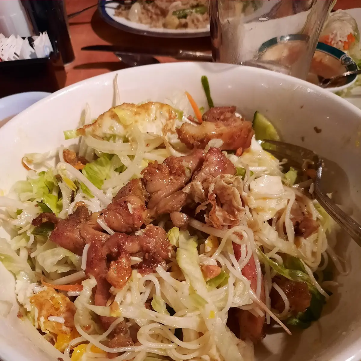 Grilled Chicken Vermicelli Noodle Bowl