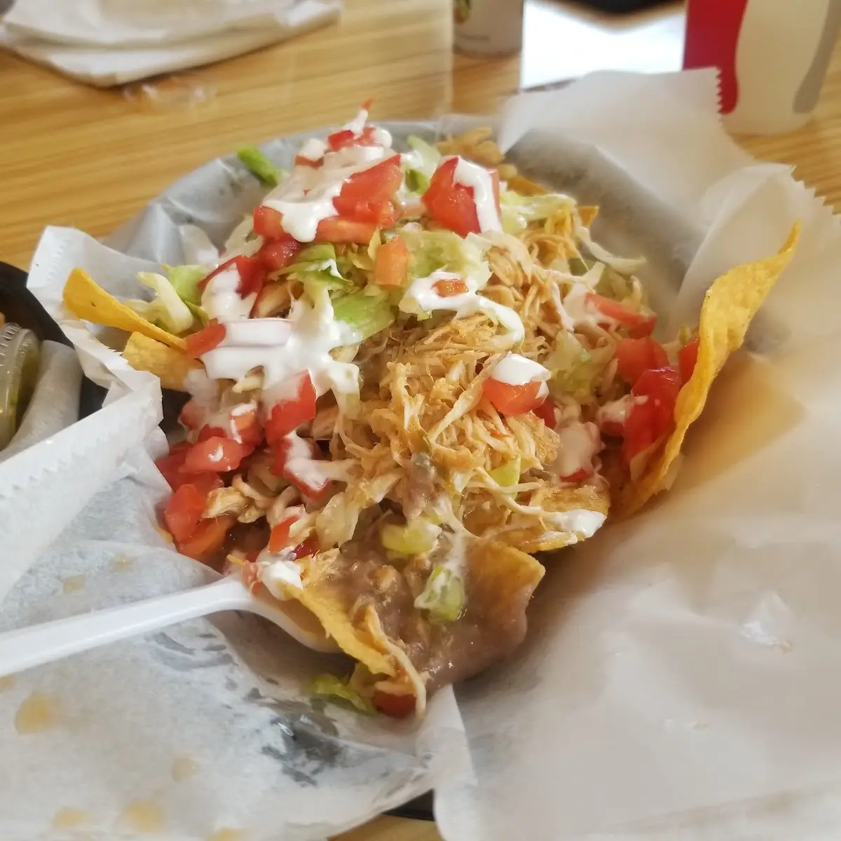 Shredded Chicken Nachos