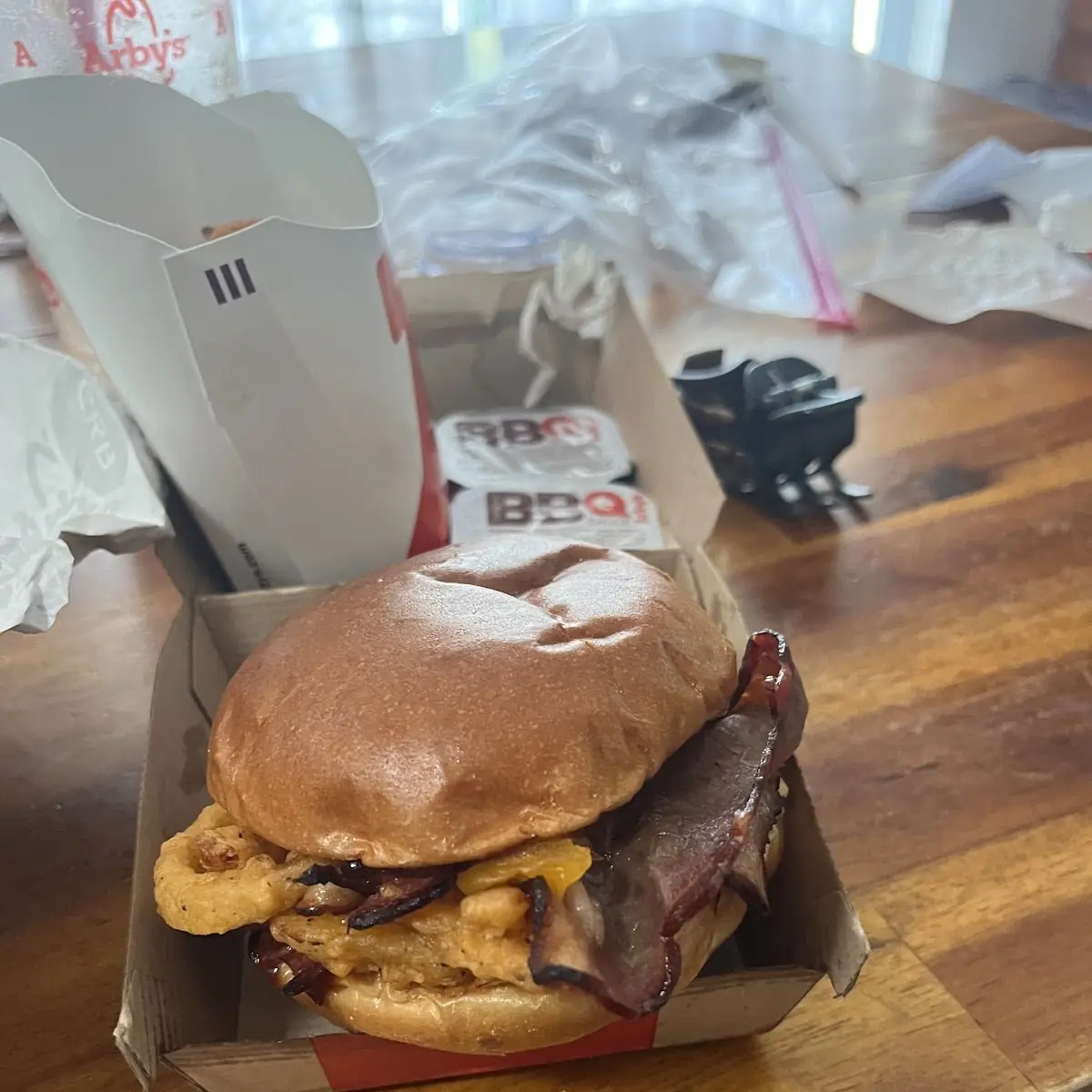 Quarter Pound Chopped Brisket Sandwich