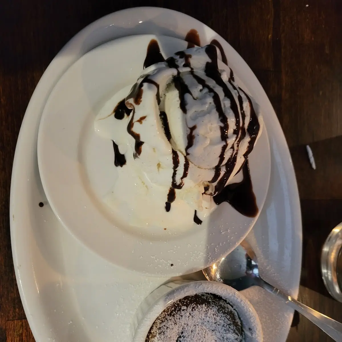 Chocolate Lava Cake with Vanilla Ice Cream