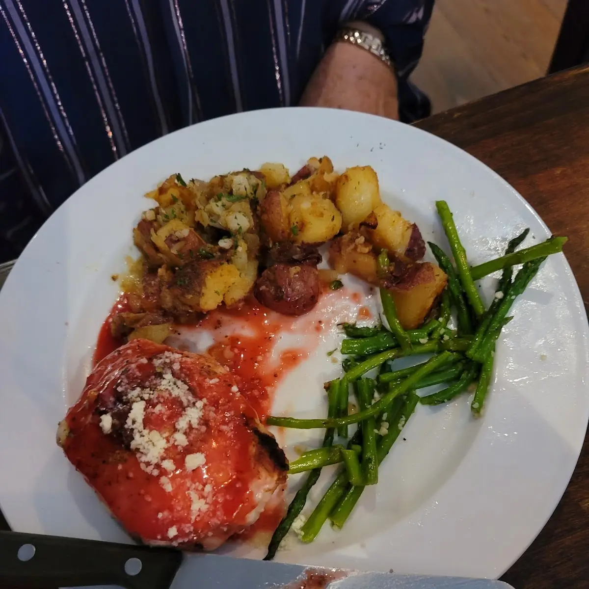 Pork Chop with a Strawberry Glaze