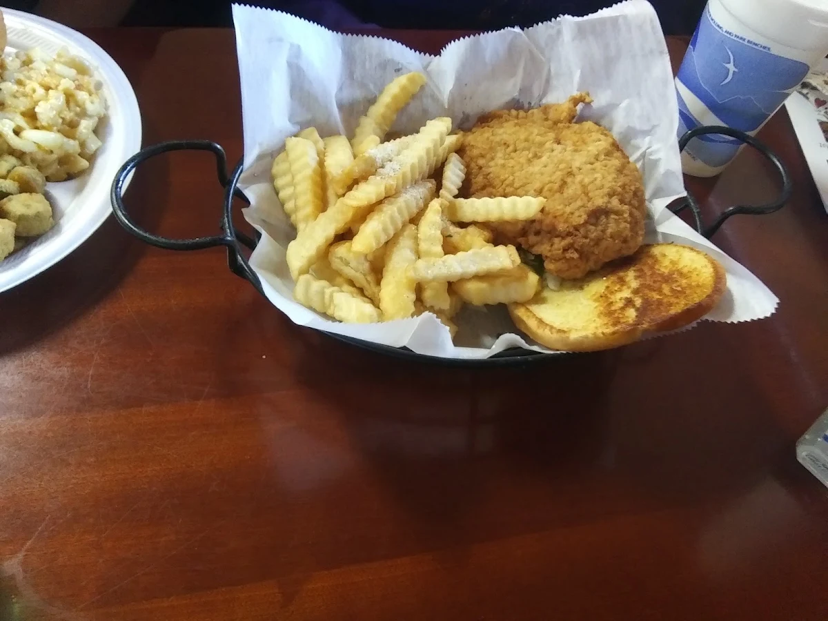 Fried Pork Chop Sandwich