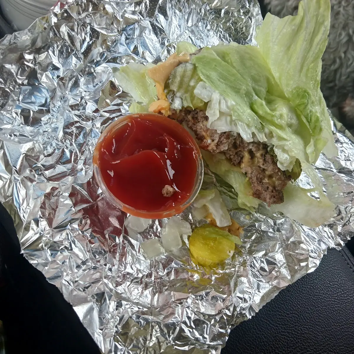 Double Cheeseburger Lettuce Wrap