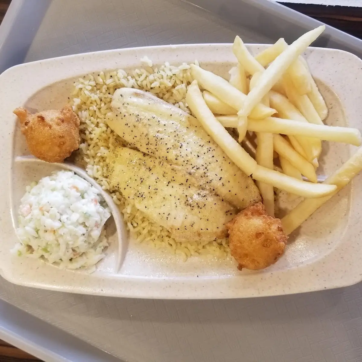Grilled Lemon Pepper Tilapia Meal